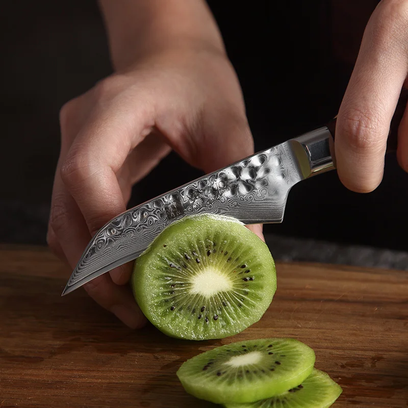 3.5 inch Damascus steel kitchen paring knife