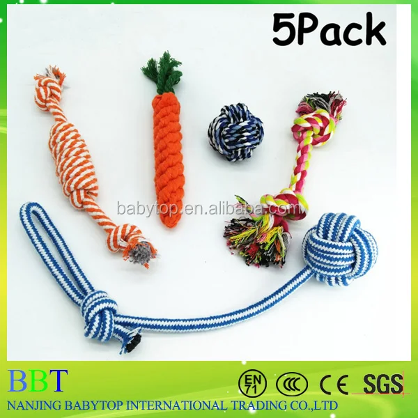 Dog Rope Toys 10 Set Pack Variety Pet Toy For Medium to Small Dog
