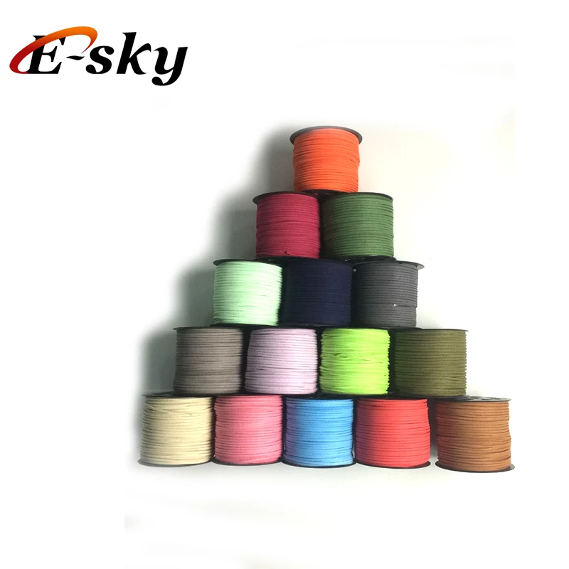 Suede Rope Cord Bracelet Soft Colorful 3mm Korea Velvet Flat Macrame 3mm Leather Cord