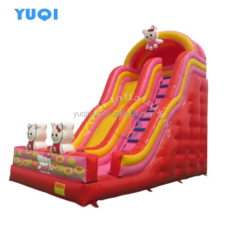 High Quality Inflatable Slides Cute Cat Adult Playground Slides For Kids Slide Manufacturer
