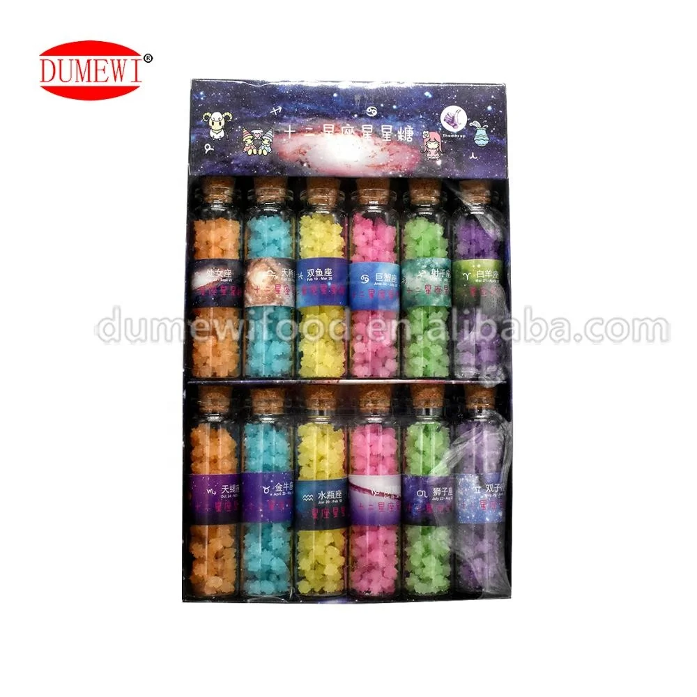 
constellation star hard candy/ colorful coated sweet kompeito / Japanese candy 