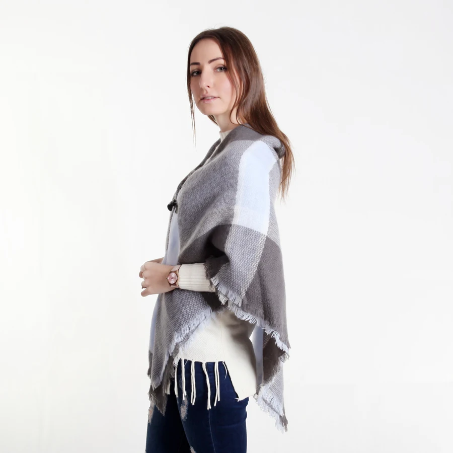 Fashion Winter Warm Cotton Shawl Scarf For Women