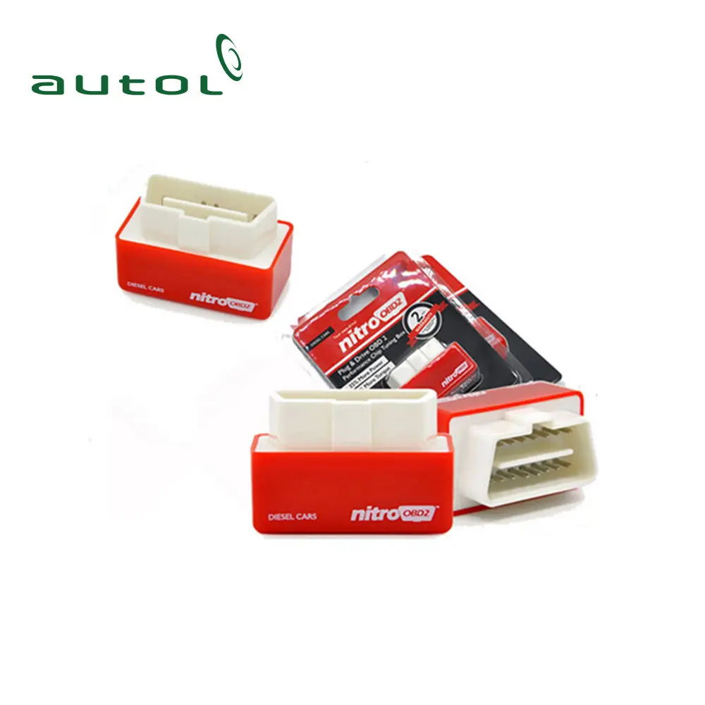 Nitro OBD2 Chip Tuning Box Plug & Drive NitroOBD2 For Diesel Car More Power&Torque Nitro OBD Diesel Box With Retailing Box