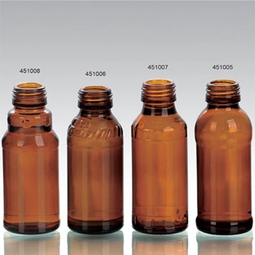 Amber Glass Bottle for Syrups Screw Finish STD PP 28mm