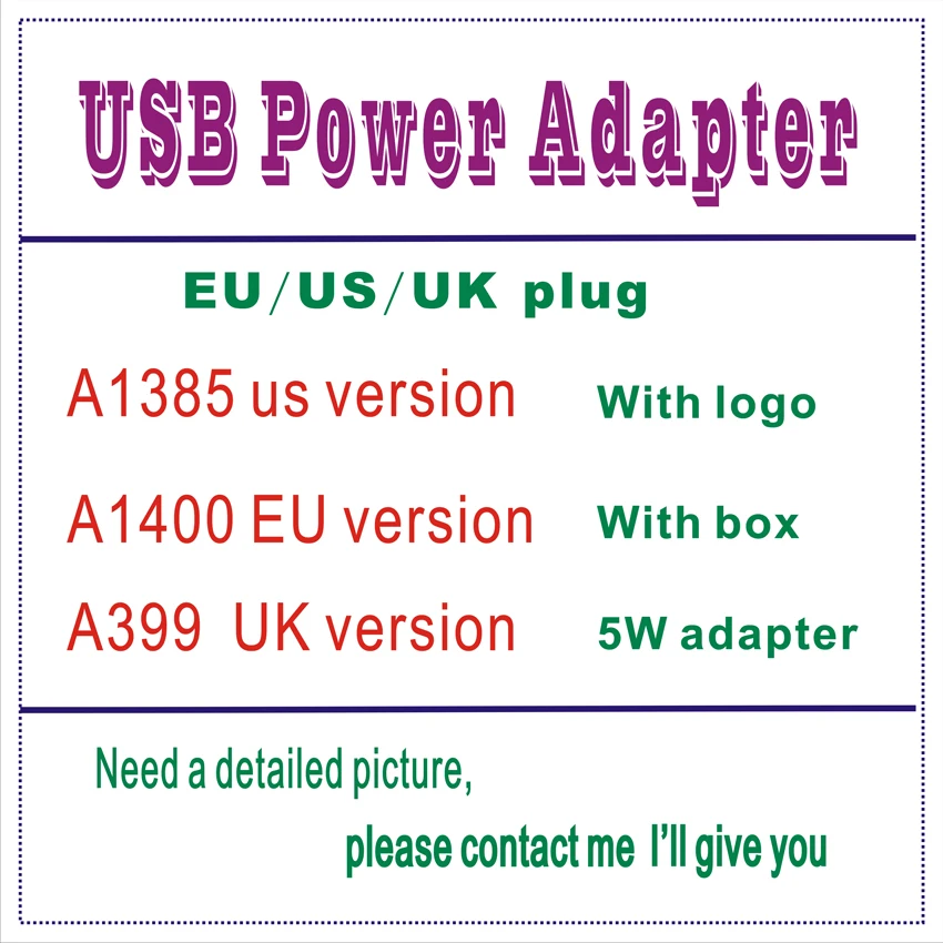100pc/lot Old box EU  plug charger for ip 5W usb power adapter  A1400 wall charger for ip6 6s plus 7 8 xs phone charger