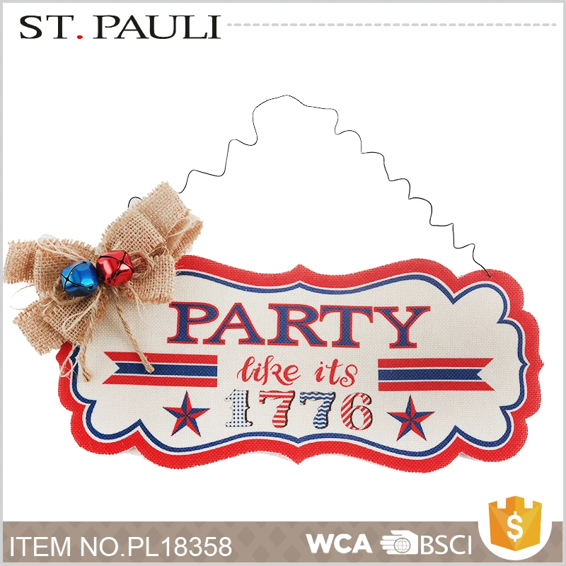 
felt souvenir gift wall sign decor popular china imported home decoration of july 4th 