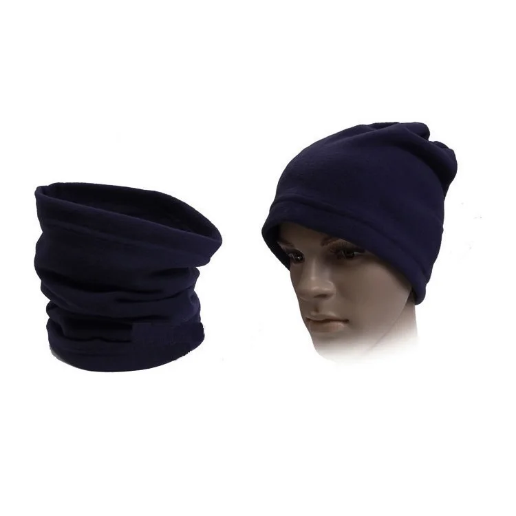 Solid Polar fleece Neck Tube Warmer Snood Scarf