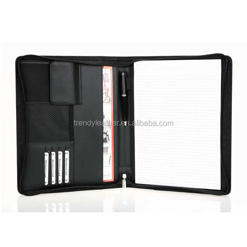 Patchwork A4 Leather Conference Folder Document Bag PU