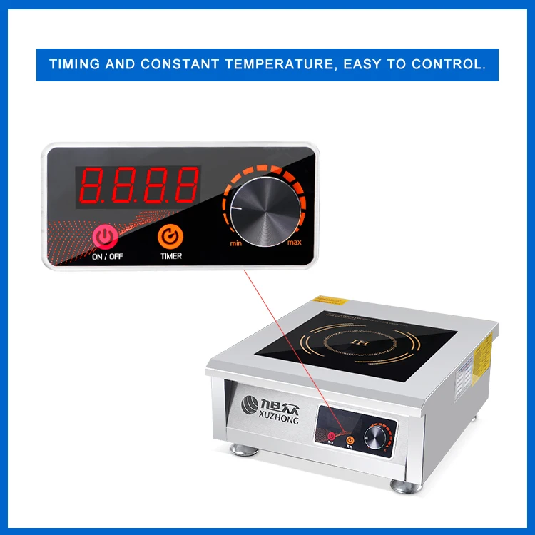 Коммерческая индукционная плита 5000 Вт, электрическая индукционная плита