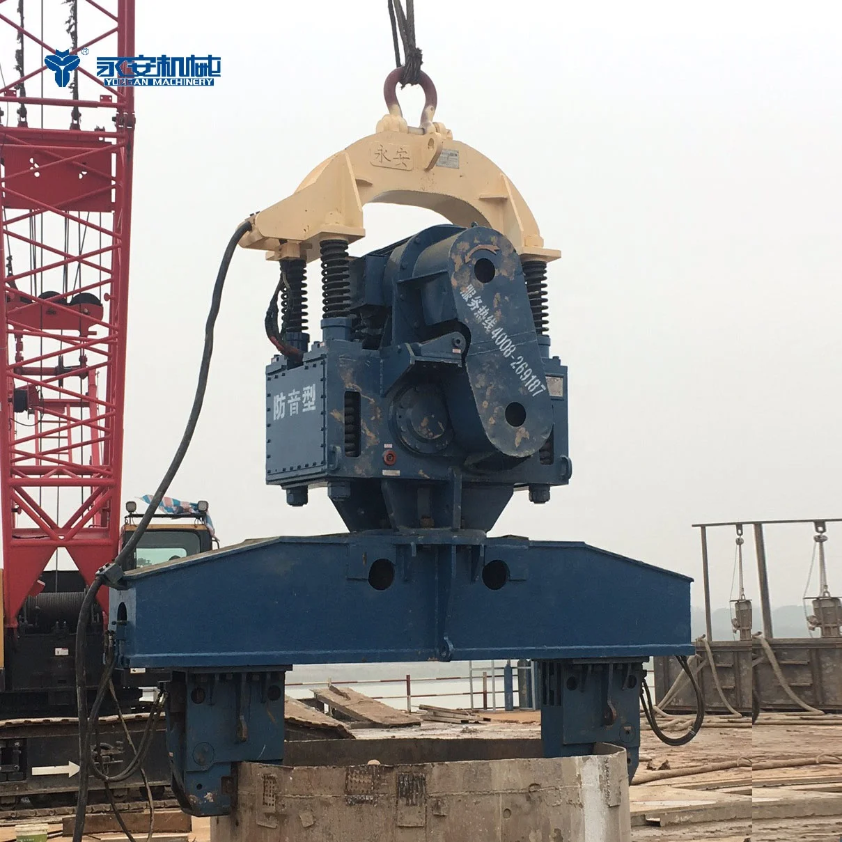 
DZJ150 used vibro hammer sheet piling equipment 