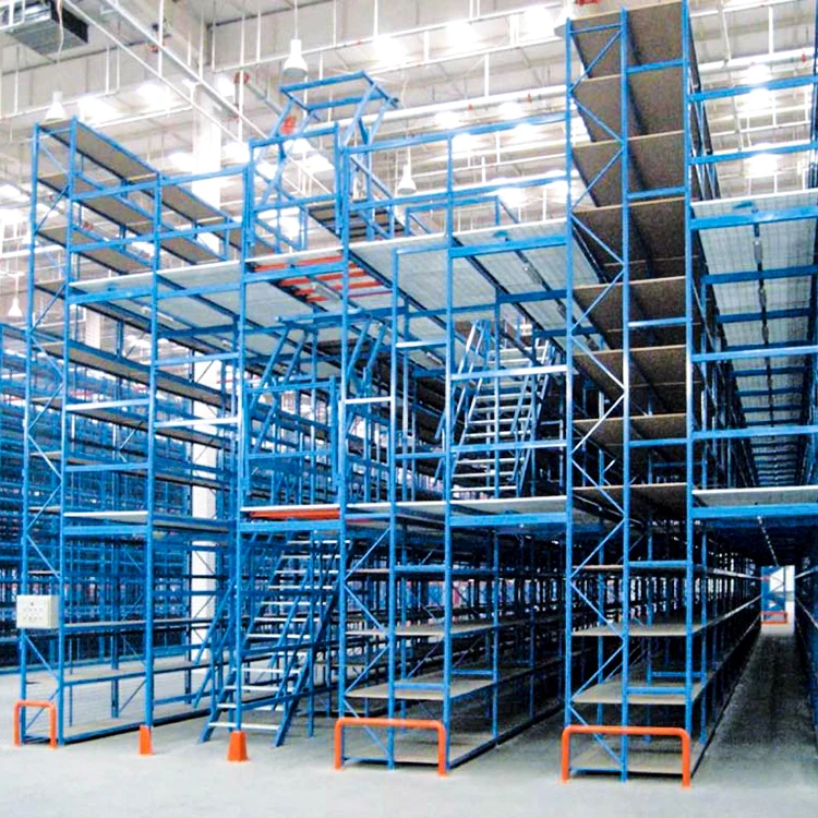 GTY  high quality warehouse  steel multi-level  mezzanine shelving  floor racks
