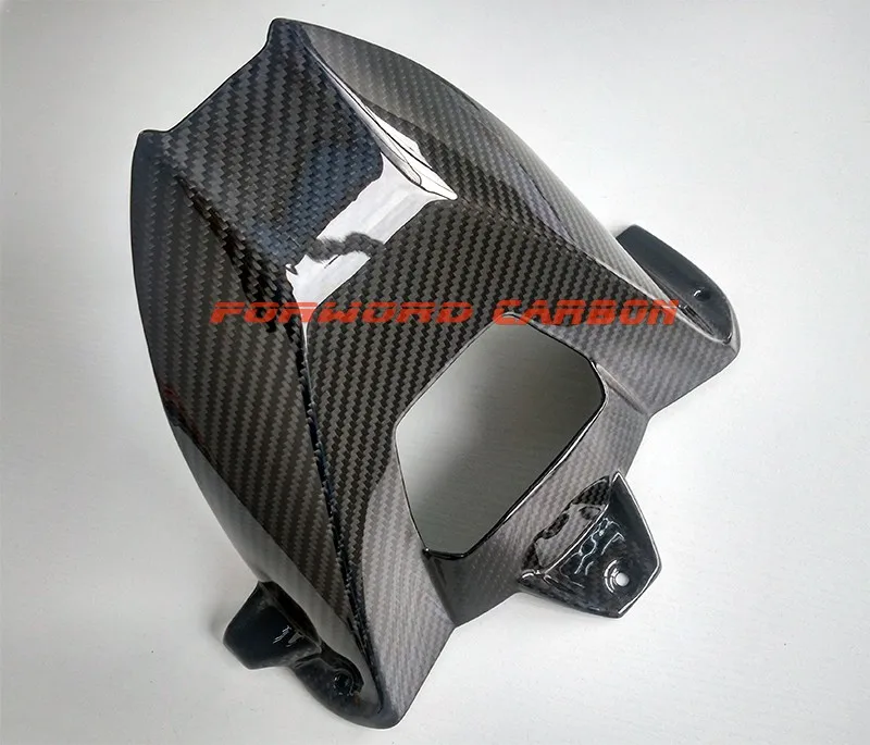 Twill glossy carbon fiber rear hugger mudguard for BMW S1000RR motorcycle parts