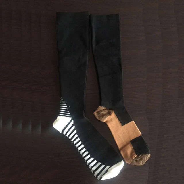 
Custom Running Sports Knee High compression Sock colorful Compression Socks 