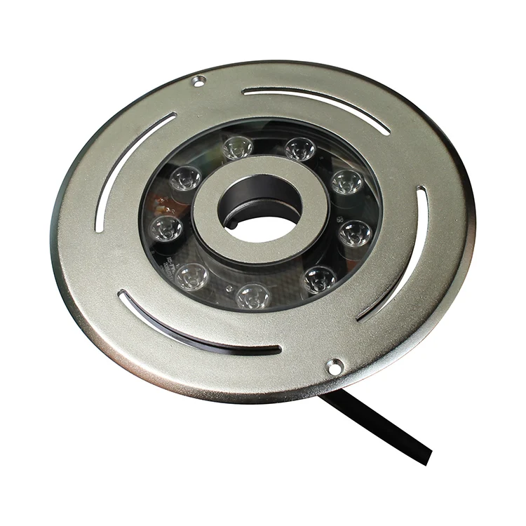 
hot sell full color 27W 24V/12V IP68 waterproof DMX512 Control led fountain light 