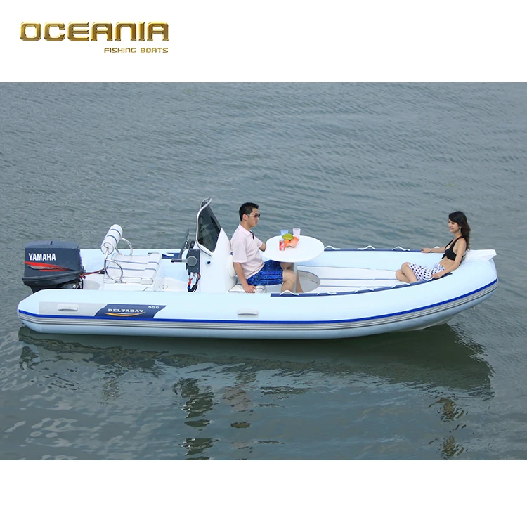 
2019 New Model Europe Style Luxury 5.5m RIB 550 Inflatable Boat For Sale 