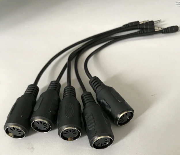 5 Pin Din MIDI штекер к 3,5 мм Jack стерео штекер аудио кабель
