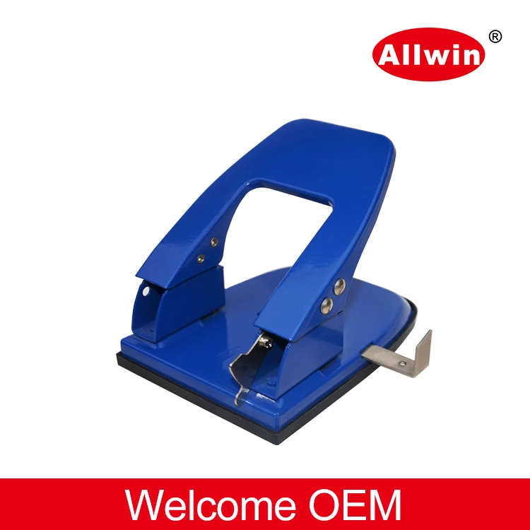 professional manufacturer metal puncher producing 2 hole paper punch manual hole puncher