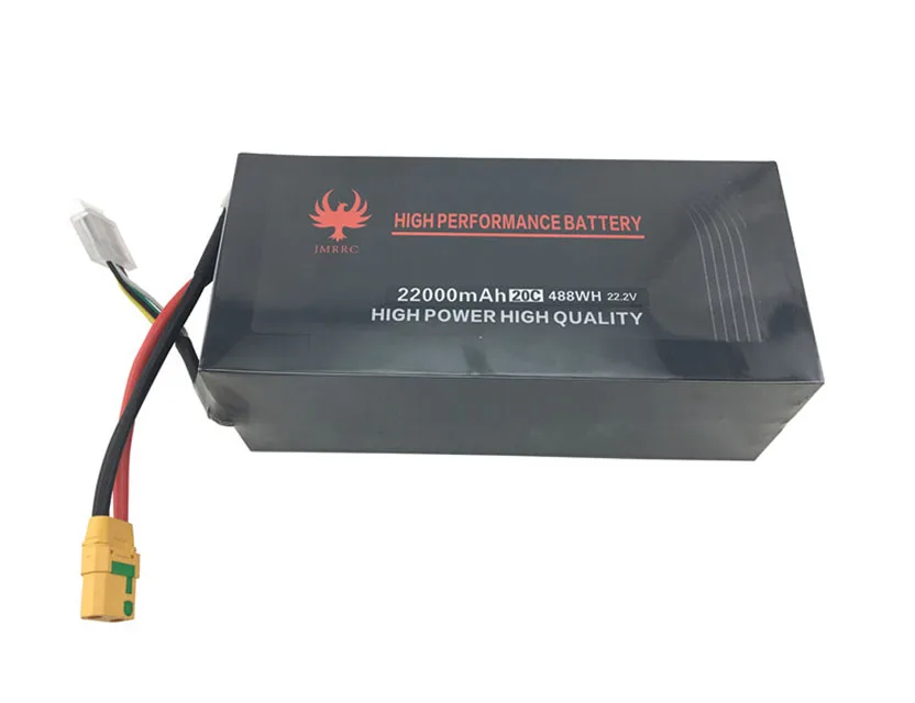 JMRRC XT90 22000mAh 22.2V 20C 6S replacement Lipo Battery for UAV/Drone