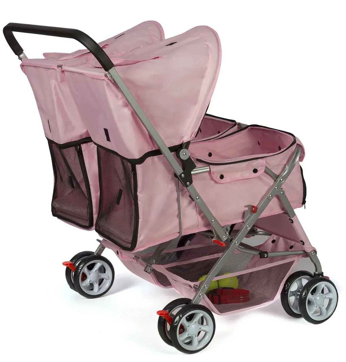 Outdoor Double Twin Pet Stroller for Dogs and Cats