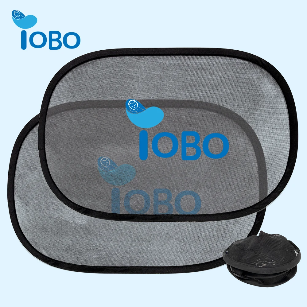Newest nylon mesh car static cling sunshade car side window sunshade for baby protector