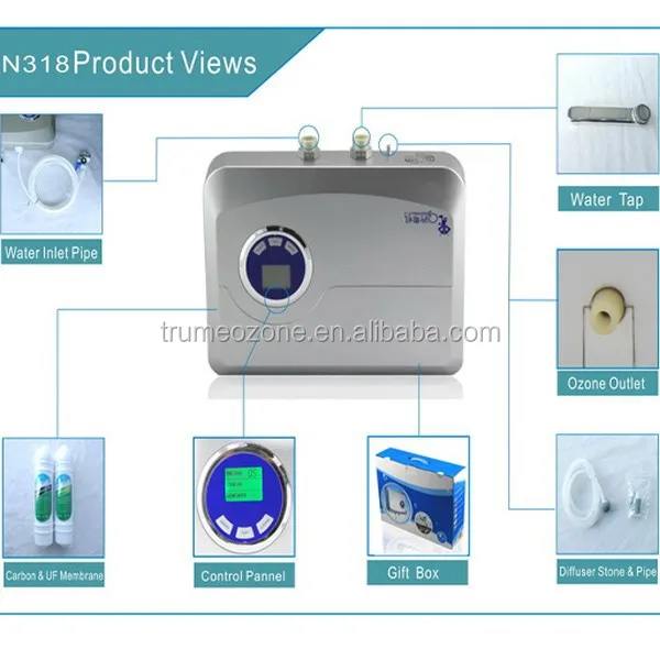 
Home Kitchen Wall Mounted Ozone Generator with Air Water Purifier 