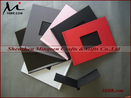 leather linen velvet Photo Book with Clamp System| Photo Book Cover with Clips