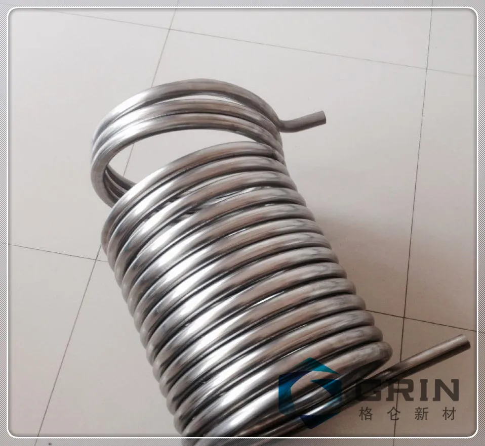 Спиральный теплообменник jockey box coil 304 316L индивидуальные решения для аудита трубка из нержавеющей стали Охлаждения