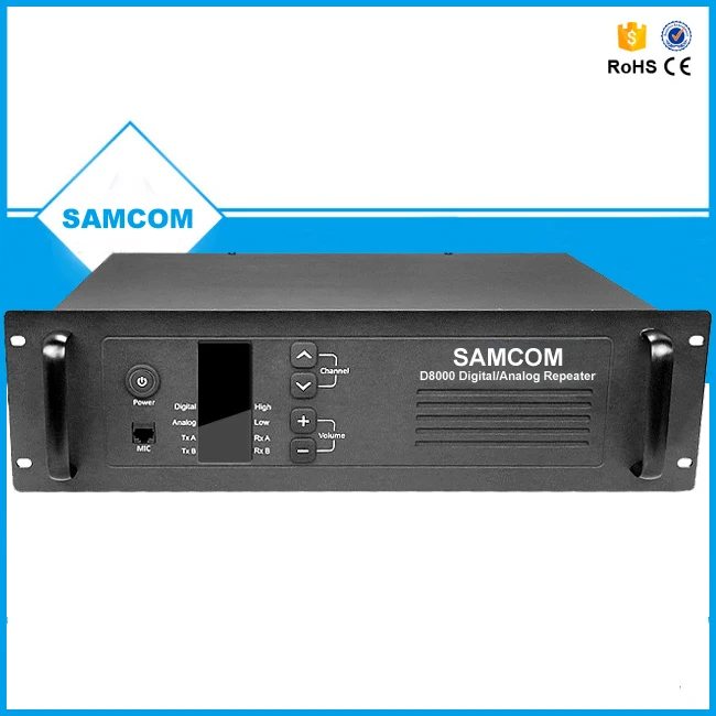 DMR ретранслятор SAMCOM D8000 25 Вт/50 Вт Цифровой DMR ретранслятор