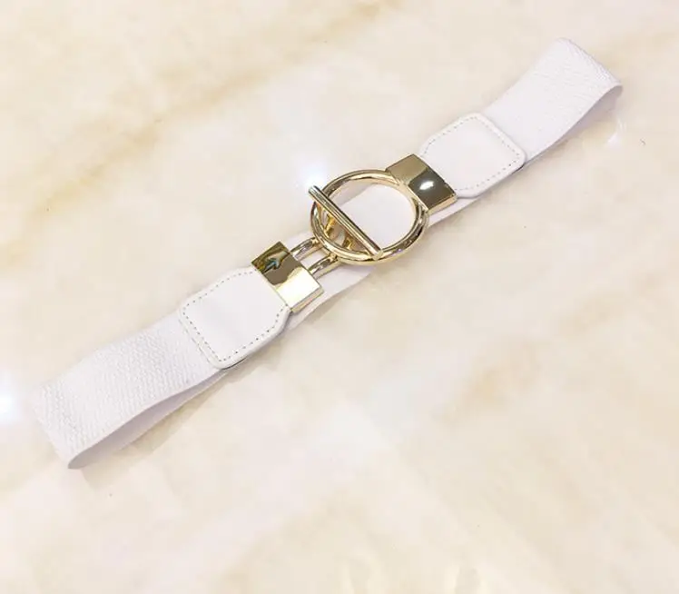 Elastic Belt Stretchable Belt with Interlocking Buckle