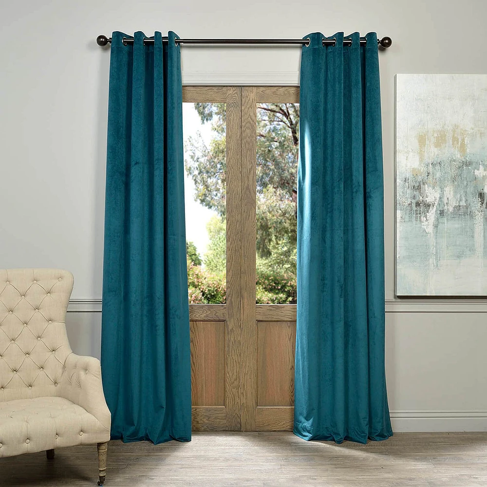 
wholesale ready made velvet blackout latest curtain designs 