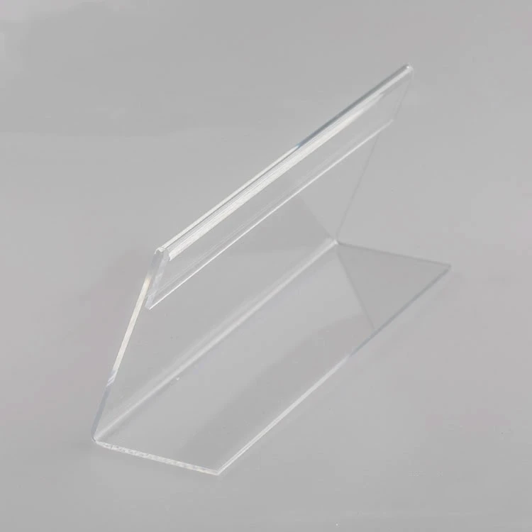 Horizontal Double Sided Stand Up Acrylic Sign Holder
