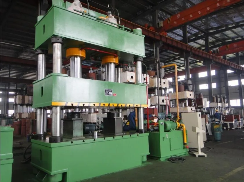 
four column metal sheet stretch hydraulic press, cold stamping machine YW27 