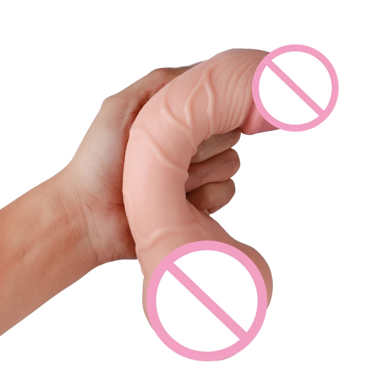 TPE new design usual look sex toy duel-purpose dildo realistic penis for women and men