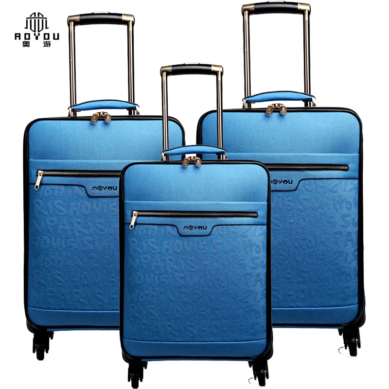 
3pcs 16/20/24 inch High Quality luggage sets luggage cover suitcase travel bags 