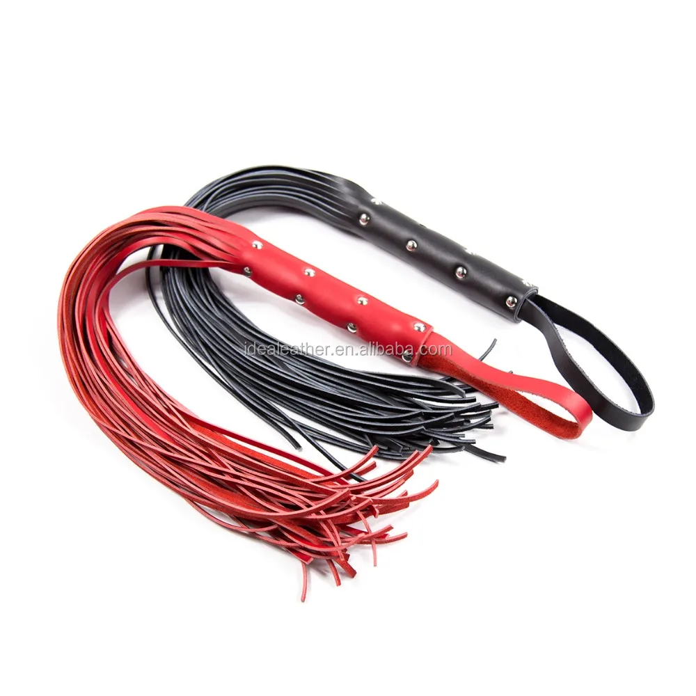 Wholesale Cowhide Floggers male Leather Bondage Spanking Whips Fetish Floggers Toys For Couples male leather SM TOYS