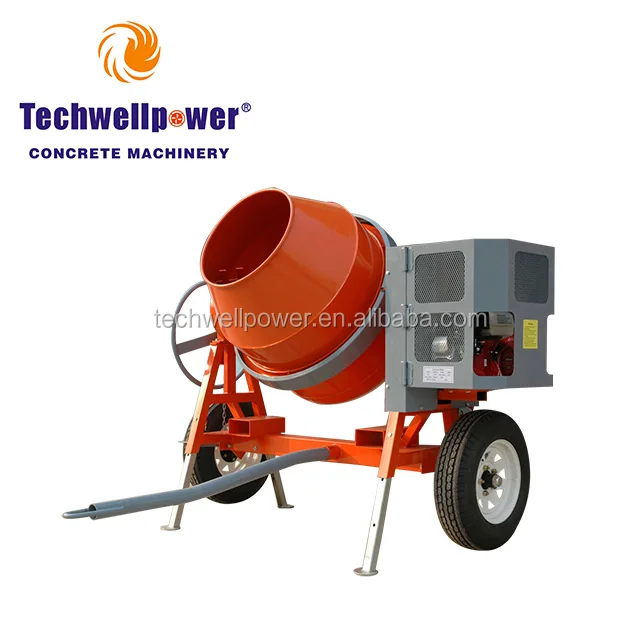 Factory direct sale 260L 300L 350L 400L 500L 600L cheap gasoline electric or diesel pin stand cement mixer machine