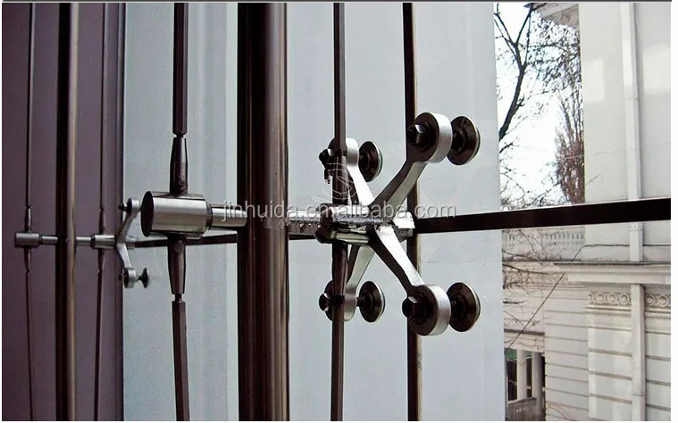 
4 Pointers spider clamp with accessories stainless steel curtain wall spider glass fittings 
