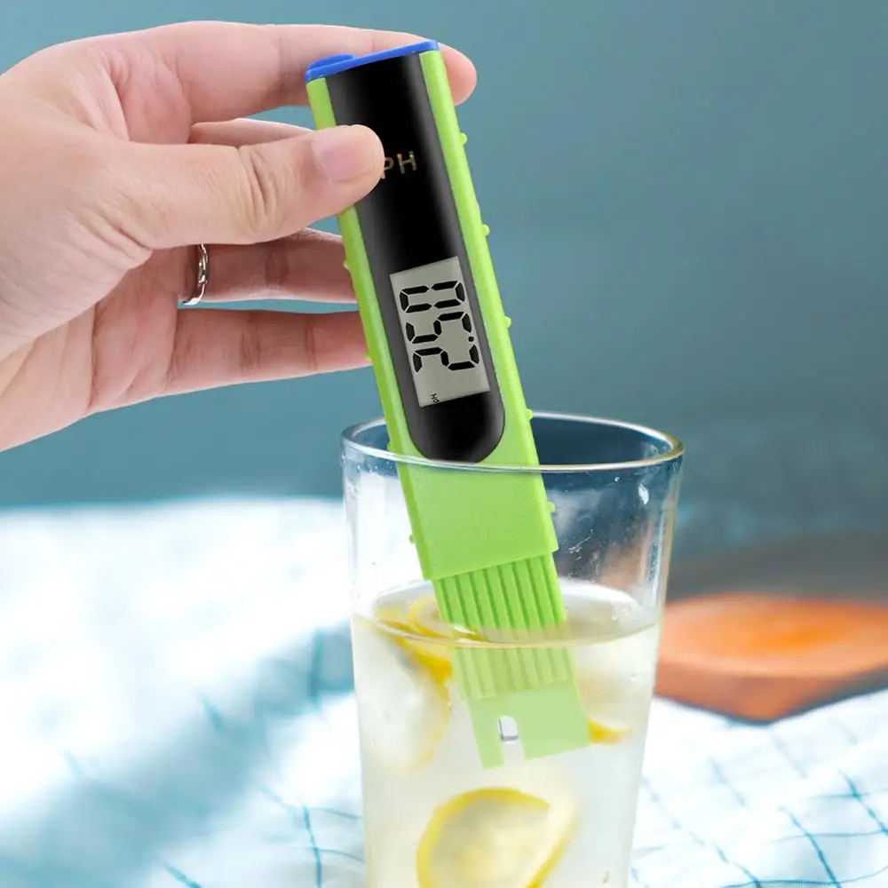 yieryi Digital pH Meter Water Quality Tester with 1.2 inch Large Arc LCD Display, 0.01 Resolution, pH Measurement pH Meter