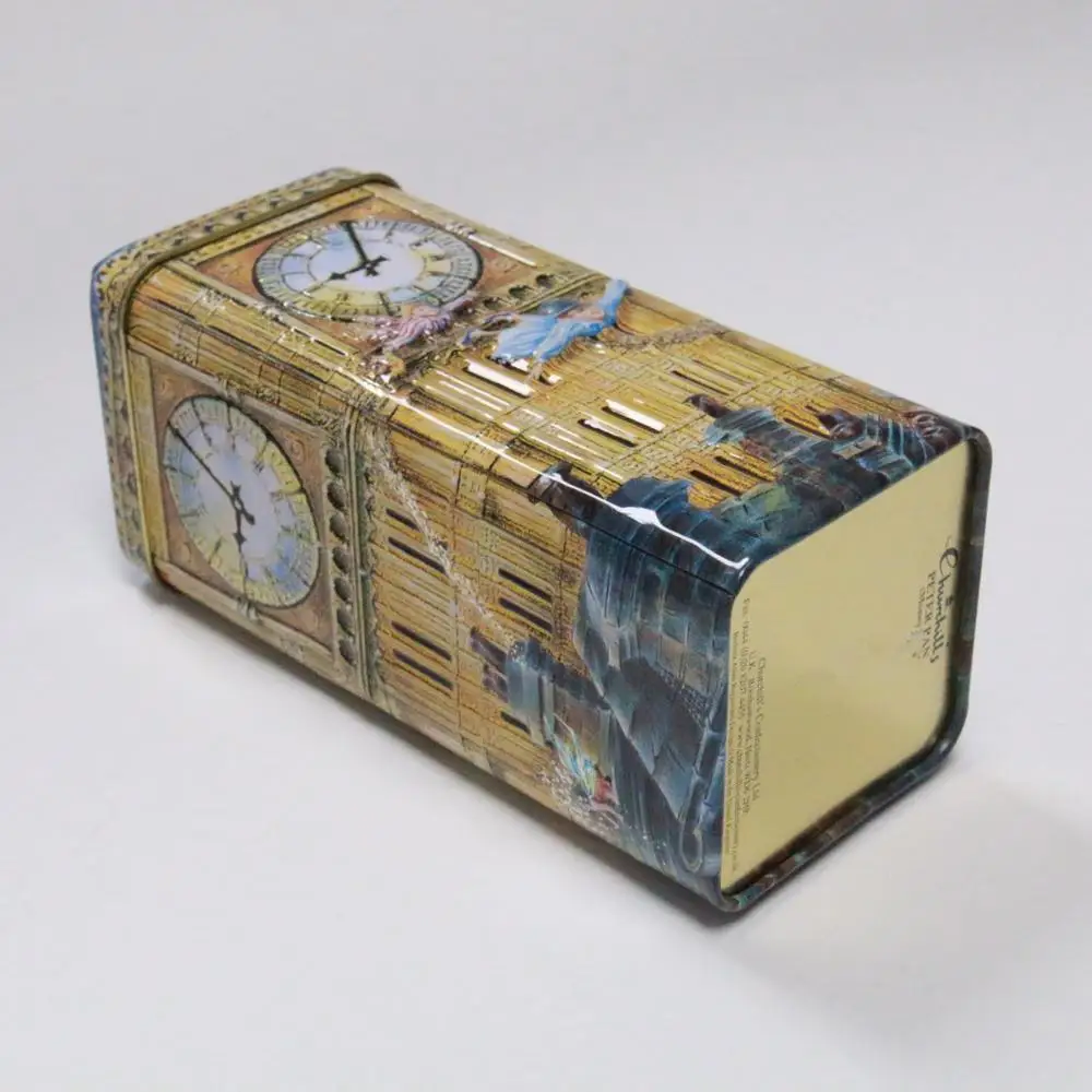 big ben shape piggy bank/coin collection tin can box