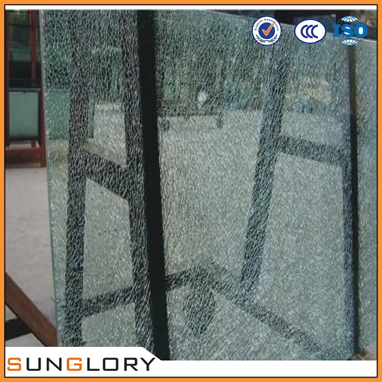 Cracked Ice Laminated Glass Broken Glass Table