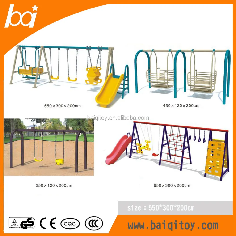 Детская игрушка для сада/пластиковые качели с горкой/качели и направляющими