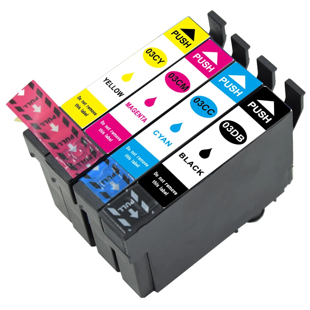 High Capacity INK CARTRIDGES T03D T03C  Compatible for WorkForce WF-2861 2860 inkjet  printer
