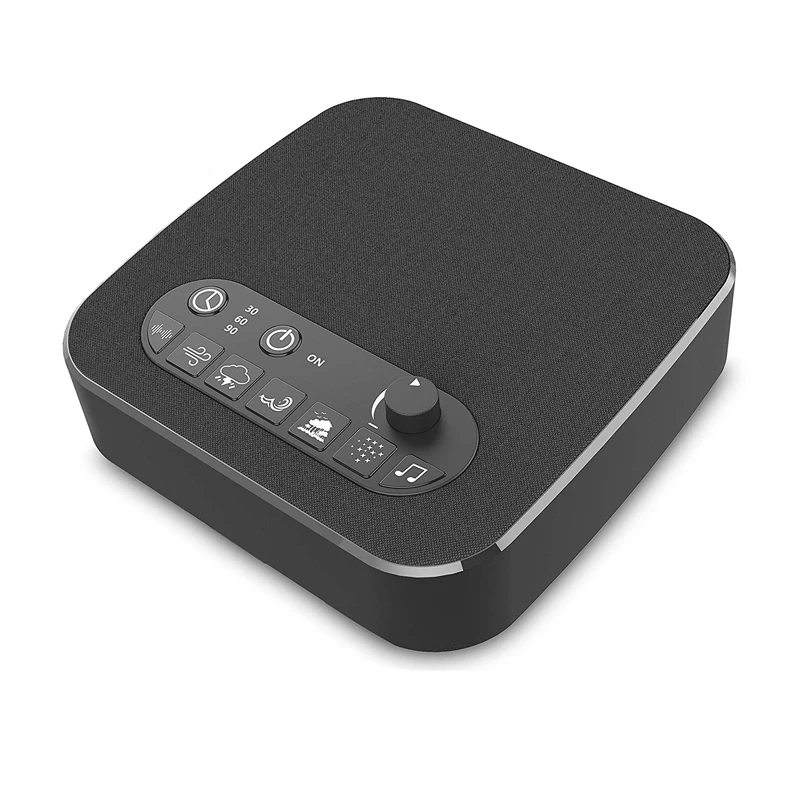 White Noise Sound Machine with7 Unique Non-Looping Fan 2019 Most Popular Portable Sleep aid