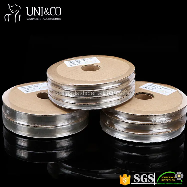 Clear TPU Elastic Tape Knitwear Accessories Mobilon Tape for Wholesale