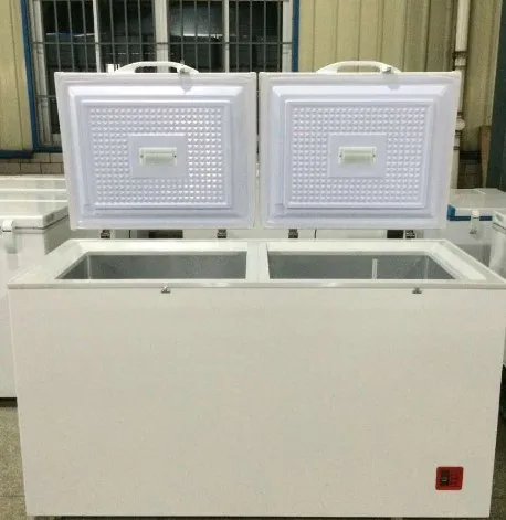 factory whole sale energy efficient solar fridge freezer dc compressor chest freezer with inner fan