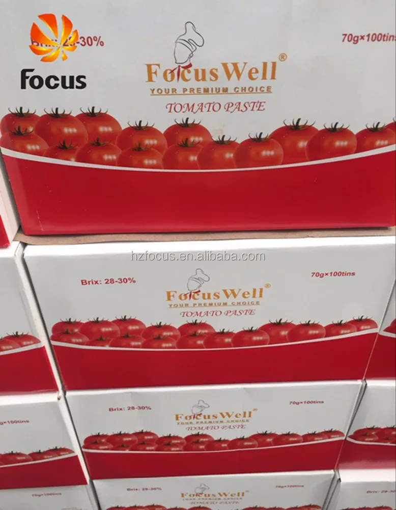 Tomato Paste/ketchup/tomato sauce 70g 400g brix 22-28