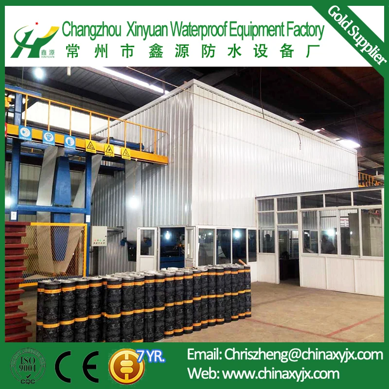 SBS/APP modified bitumen waterproof membrane making machine