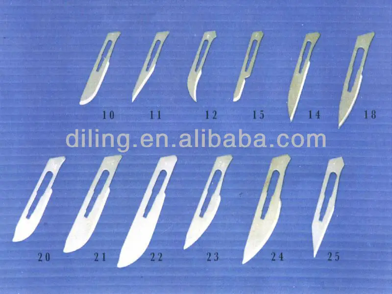 хирургические лезвия углеродистой стали
