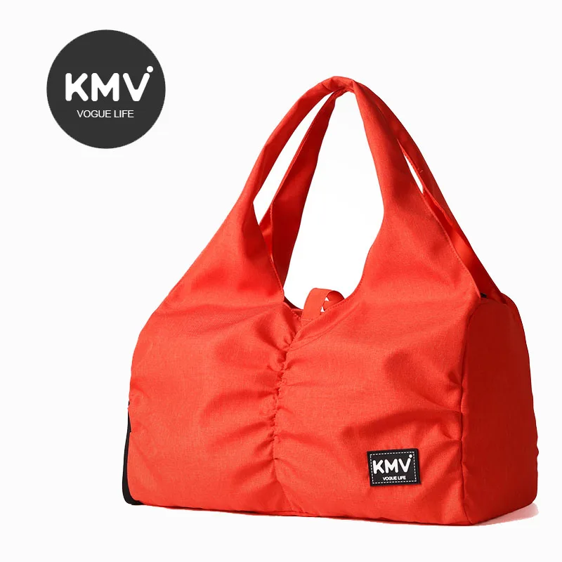 
Lady Handbag Fitness Gym Bag with Shoe Compartment Wet Dry Depart Yoga Mat Duffle Bag 