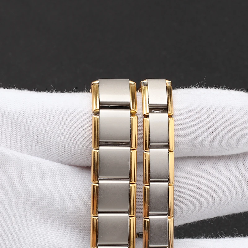 Wholesale 9mm Width Stainless Steel Health Germanium Bracelet IP Gold Plated